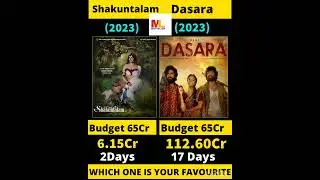 shakunthalam vs dasara Worldwide collection #viralshorts #shortsfeed #ytshorts