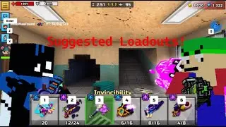 Pixel gun 3d Loadouts Ep 2: Suggested Loadouts!!