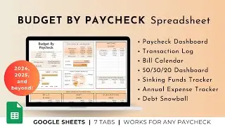 Video Tutorial - Ultimate Budget By Paycheck (Updated)