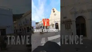 VR Sunset Walk in Mijas Pueblo M&aacute;laga | Ermita de San Sebasti&aacute;n & White Village Streets in 360&deg;