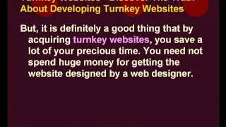 Turnkey Websites - Discover the Truth about Developing Turnkey Websites