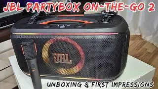 JBL Partybox On-The-Go 2 (Unboxing and First Impression)