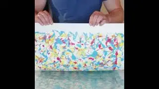 Acrylic Monotype #printpull #monotype #printing