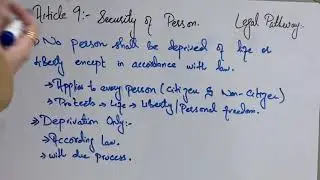 Article 9 Constitution of Pakistan | Security of Person Explained | Law GAT 2026