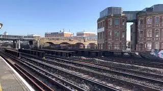 Shepperton service passing Queenstown Road Station