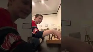 Chess￼ time at museum ￼