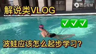 【解说类VLOG｜波蛙应该怎么起步学习？】｜Aimee游泳学堂
