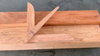 How to Create a Simple Tool for Unique Straight Wood Joints - DIY Woodworking Projects