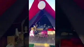 Glamping at Tomorrowland!! #shorts #tomorrowland #glamping #montagoe #luxury #festival