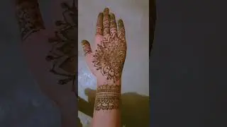 Side flower design 🥰💓 #howtomakemehndidesign #new
