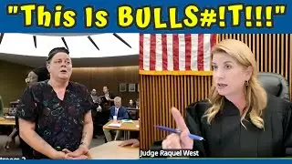 Profanities, Screams & Bail Raised&ndash; Judge West Reacts!  Recorded Live Today!
