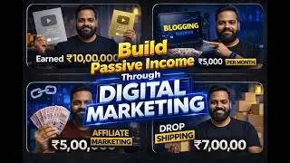 Passive Income in Digital Marketing 2026 | YouTube, Blogging, Affiliate & Dropshipping Explained #dm