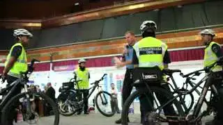 DBKL Enforcement Officers on Bike Tactical and Skill show at GPEC ASIA 2015