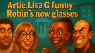 Artie & Lisa G Crack Up Over Robin’s New Glasses — Gary vs Fred on HTV! l 𝗧𝗵𝗲 𝗛𝗼𝘄𝗮𝗿𝗱 𝗦𝘁𝗲𝗿𝗻 𝗦𝗵𝗼𝘄