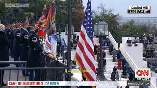 National anthem   presentation of colors  - Biden Harris -Inaugural day - USA Jan20,2021