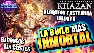 THE FIRST BERSERKER KHAZAN LA BUILD MÁS INMORTAL espadón 100% BLOQUEOS con ENERGÍA ESTAMINA INFINITA