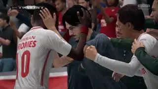 Быстрый матч в  FIFA18