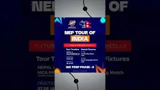 🚨 CAN Announces Nepal&rsquo;s Preparation Series Ahead of T20 World Cup 2026 🇳🇵🔥