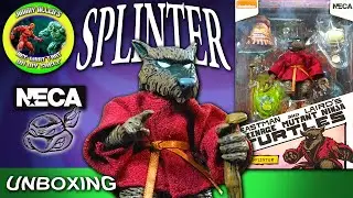 SPLINTER - Mirage Teenage Mutant Ninja Turtles - NECA - Unboxing - ACTION FIGURE - TMNT