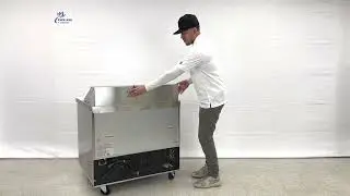 Commercial Refrigerated Sandwich Prep Table  36 Stainless Steel Merchandise Cold Salad