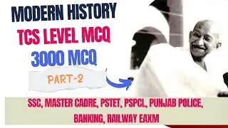 Modern History of India MCQ Part-2||3000 MCQ History Series||History of India||History by Raman Sir
