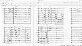 The Bells (William Byrd).  Sheet music arranged for clarinet choir.