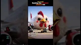 Ranking the funniest chicken run🐔🤣 #funny #trending #chicken #memes