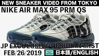 日本限定 エアマックス 95 オブシディアン ミスト NIKE AIR MAX 95 PRM QS OBSIDIAN MIST [日本語/ENGLISH]