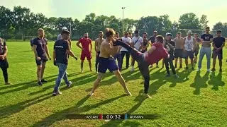 The MOST BRUTAL fights of The Giant Killer Aslan Magomadov | DEFEND Fight Club |