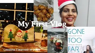 My First Vlog - Christmas, Book Review, Cooking ,Lessons learned in 2025
