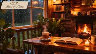 Rainy Evening Smooth Jazz Piano for Relaxing, Coffee Time, Reading & Deep Focus