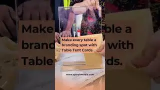 5 Secrets Successful Brands Use with Table Tent Cards Daily #TableTentCard #SparshMedia