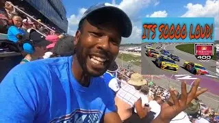 Black guys First NASCAR Race Experience at Michigan Speedway