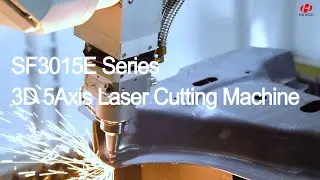 【HGTECH】SF3015E Series 3D 5Axis Laser Cutting Machine