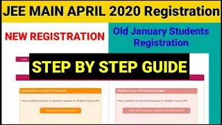 How To Fill JEE Main April Form 2020 In Mobile | Documents Required, Eligibility Step By Step Proces