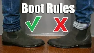 5 Suede Boot Wearing Rules EVERY Guy Should Follow!