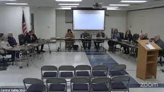 CVSD November 12, 2025, School Board Work Meeting