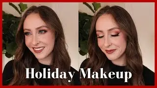*HOLIDAY* MAKEUP TUTORIAL 2021 | Vlogmas Day 18