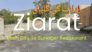 Ziarat City || Climbing To Sunobar Restaurant || زیارت کی خوبصورت وادی