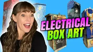 What is Utility Box ART? Street Art? Junction Box Beauty? One of the things I love about Vancouver &hearts;