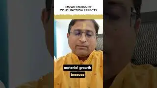 Moon Mercury Conjunction Effects #conjunctionofplanets #moonastrology  #mercuryplanet