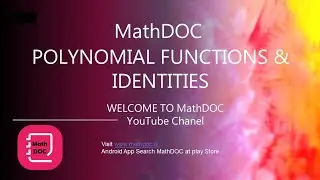 POLYNOMIALS | IDENTITIES & FINDING UNKNOWNS / MathDOC / how to solve maths problems easily