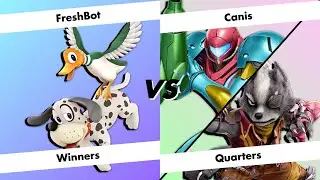 FreshBot (Duck Hunt) vs Canis (Samus, Wolf) | Smash the Cave REMIX #21 - Winners Quarters