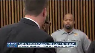 Cedric Francis pleads not guilty in hit-skip