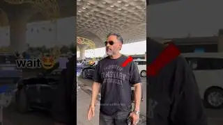 Suniel Shetty 😎✈️ | Airport par Simple Outfit Price Revealed 💸 #sunielshetty #shortsviral