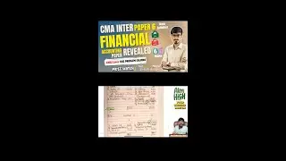 CMA Inter Financial Accounting | Экзамен 6 | Реальность #cmapoint #icmai #education #cmaexam #cma...