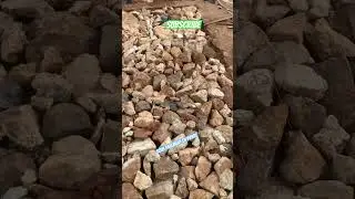 Wow!! Sous pavement en pierre naturel #construction#pavement#shorts