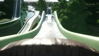Planet Coaster - Kennywood Log Jammer Onboard POV