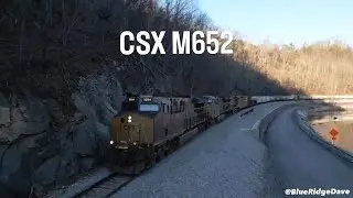 CSX M652 Northbound on the Blue Ridge Subdivision near Huntdale, NC