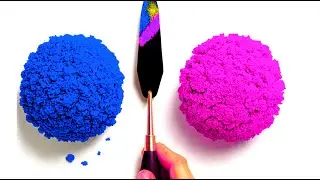 Satisfying Color Mixing Challenge🎨Clay & Powder and acrylic color Blend ASMR  Guess the Final Color!